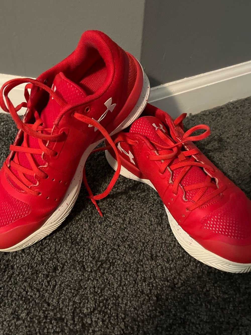 Under Armour Women's Red Athletic Training Shoes